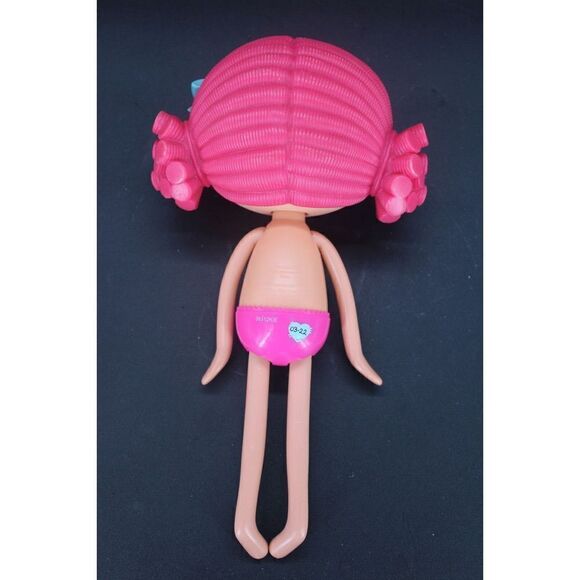 LALALOOPSY CORAL SEASHELL MERMAID DOLL 12inches HOT PINK HAIR PREOWNED MINT - Picture 5 of 5